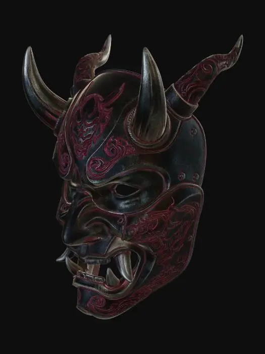 3D model for Togli le cinghie e cambia il colore intorno agli occhi per renderlo uniforme al resto e aggiungi 2 corna stile loki film avengers piu piccole