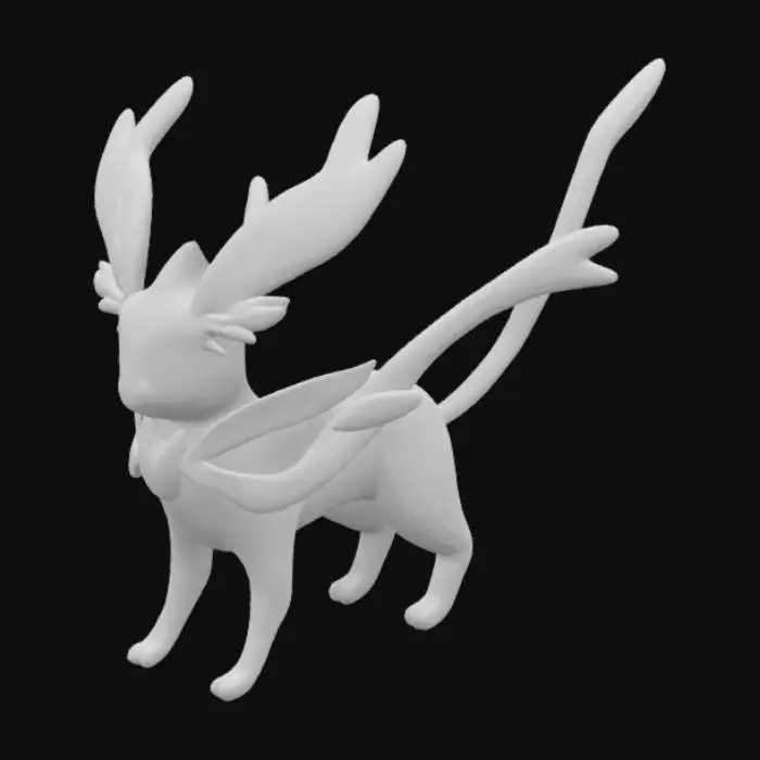 3D model for Sylveon