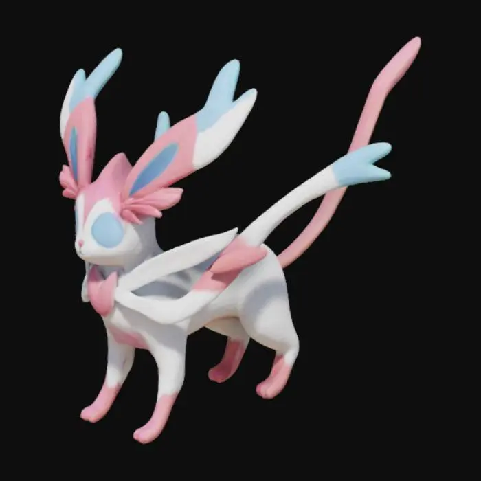 3D model for Sylveon