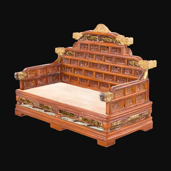 3D model for Ornate Dragon Throne Chair