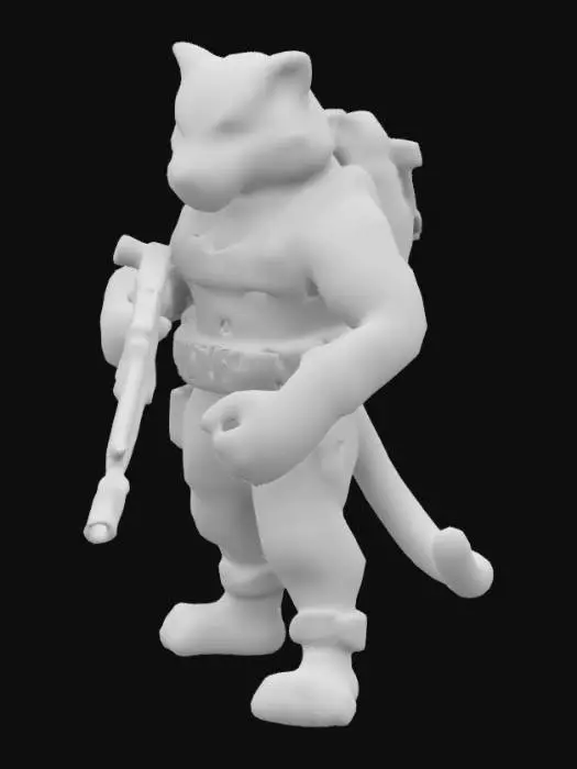 3D model for Tiger Shooter