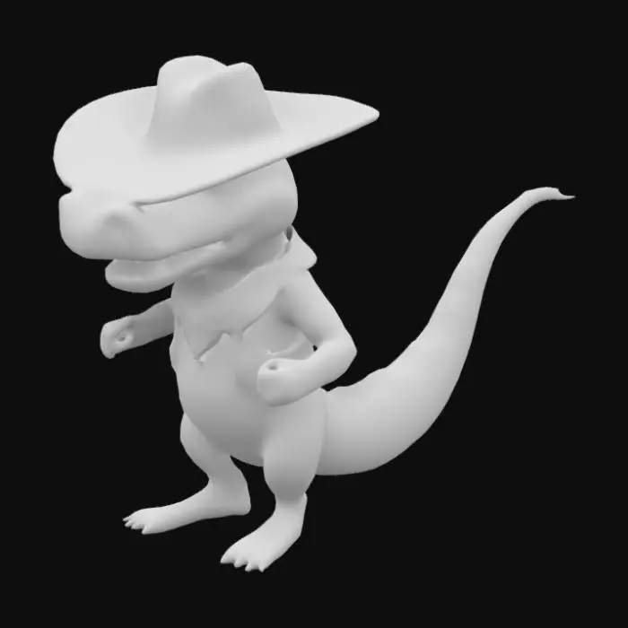 3D model for Cowboy Aliigator