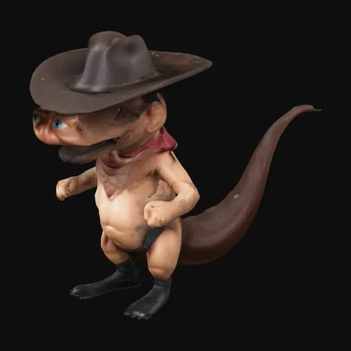 3D model for Cowboy Aliigator