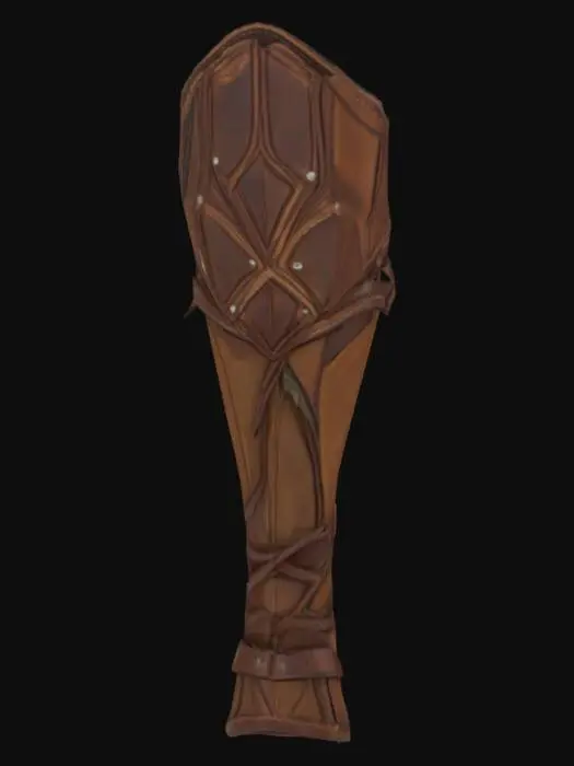 3D model for Leg Armor Render