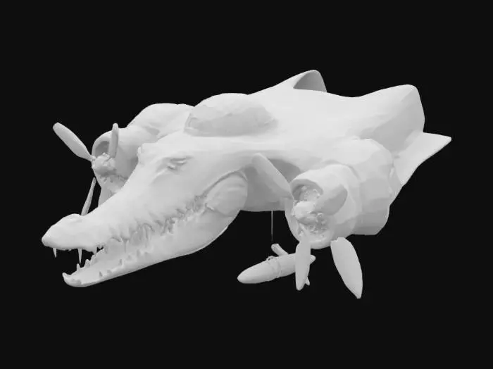 3D model for Crocodile Bomber