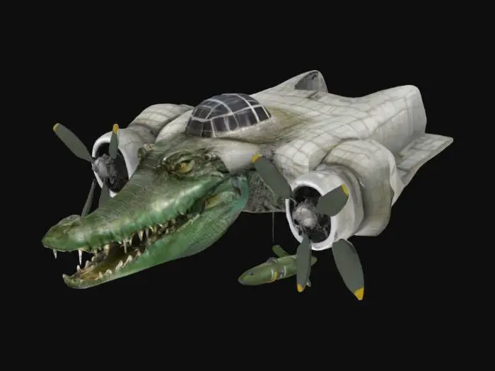 3D model for Crocodile Bomber