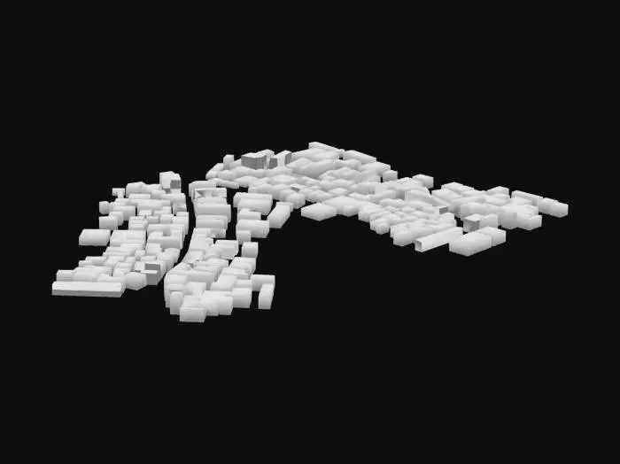 3D model for suburbs
