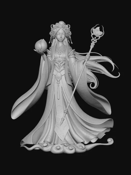 3D model for Peach Blossom Empress