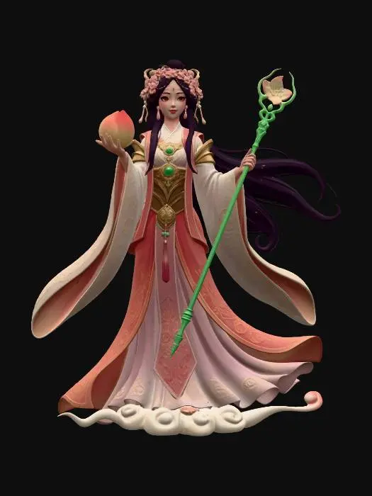 3D model for Peach Blossom Empress