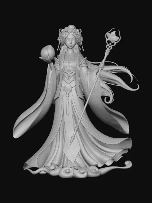 3D model for Peach Blossom Empress