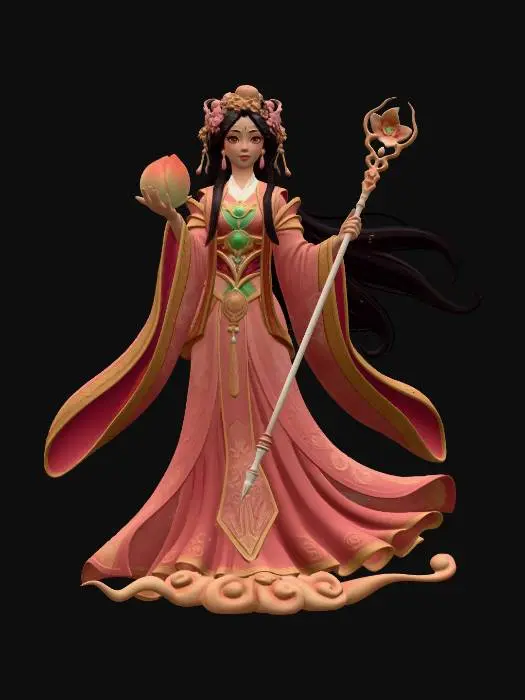 3D model for Peach Blossom Empress