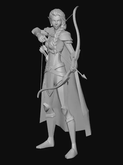 3D model for Nightwood Archer