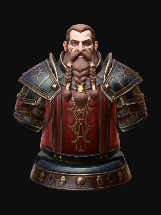 3D model for Ironbeard of the Mountain