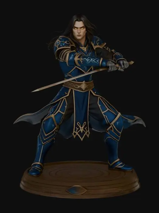 3D model for Azure Runeblade of Mistwood