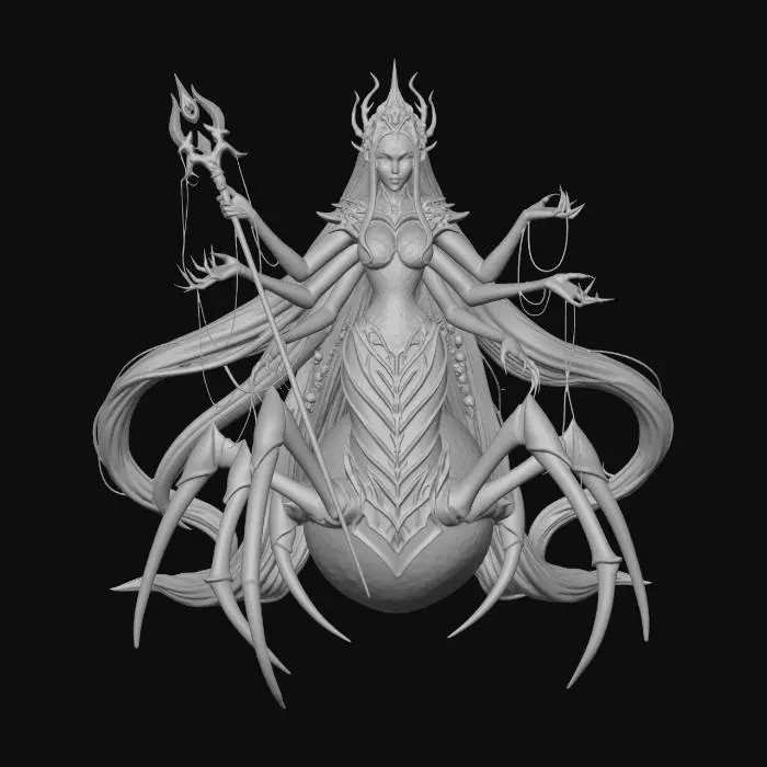 3D model for Arachnid Empress of the Void