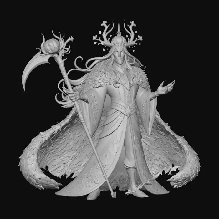 3D model for Ember King of Autumn