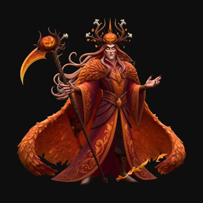 3D model for Ember King of Autumn