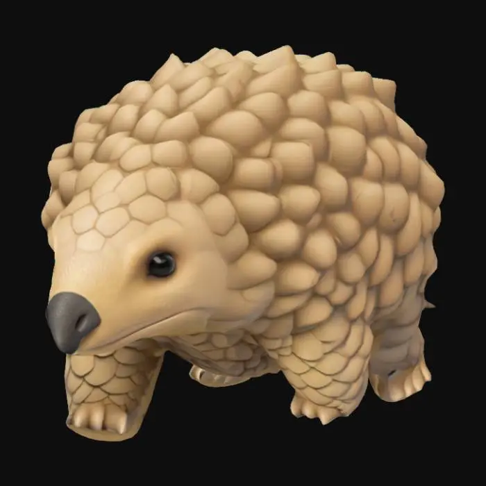 3D model for Pangolin Fantasy