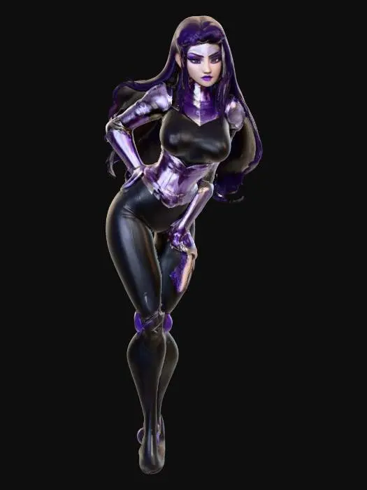 3D model for Blackfire Aura, #villain#