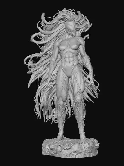 3D model for #villain#, Symbiotic chic