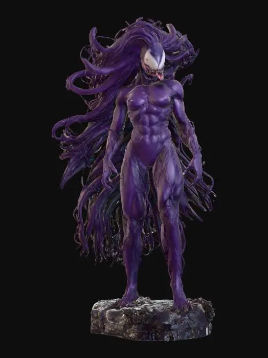 3D model for #villain#, Symbiotic chic