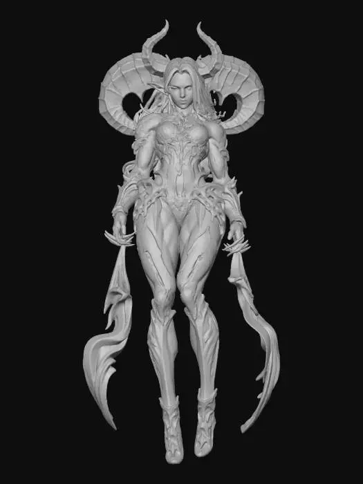 3D model for Ethereal Demoness, #villain#