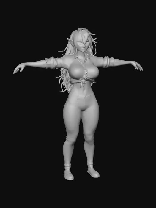 3D model for Vampire Bassist, #villain#