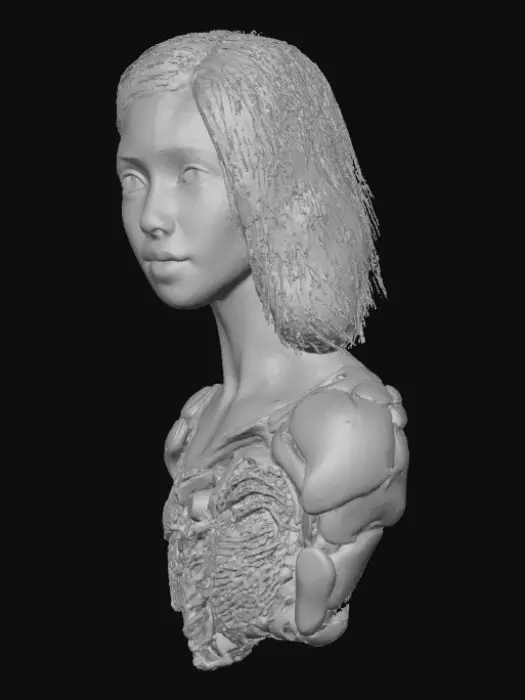 3D model for Cyber Warrior