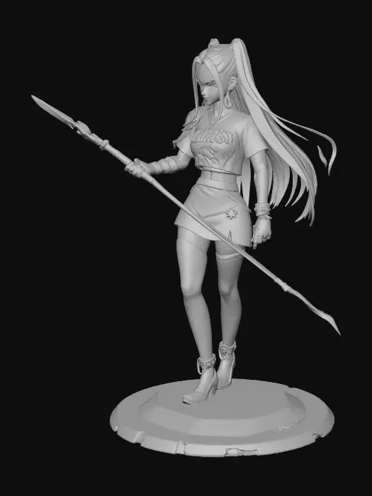 3D model for Warrior of Change