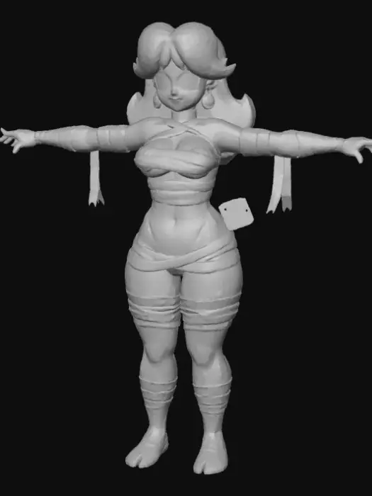 3D model for Mummy Princess, #Halloween2025#