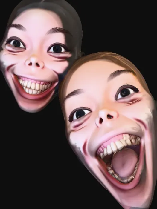 3D model for Distorted Smiles, #Halloween2025#