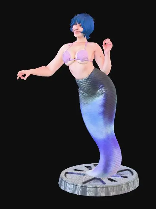 3D model for Mermaid Vibes