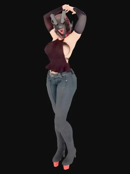 3D model for Neon Masked Acrobat