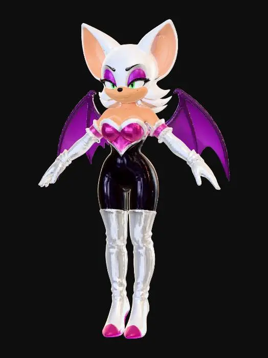 3D model for Midnight Velvet Bat