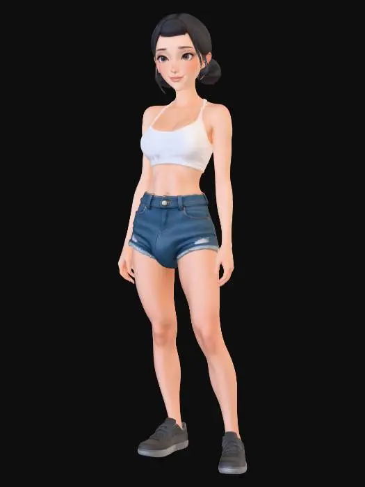 3D model for Zoey KPDH Futa