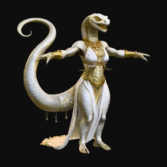 3D model for Serpent Empress of the Sands, #villain#