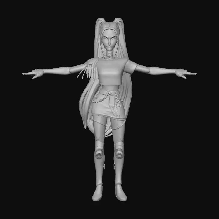 3D model for Cyber Adventure Hero