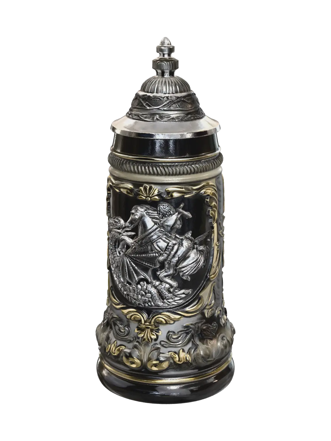 Realistic Beerstein - Glassware 3D model, vytvořený pomocí AI