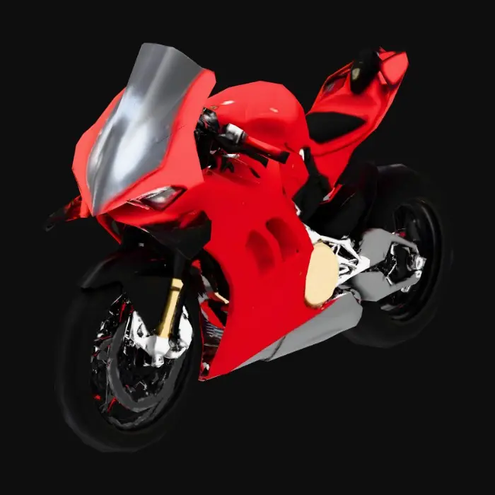 3D model for Ducati V4 Showcase