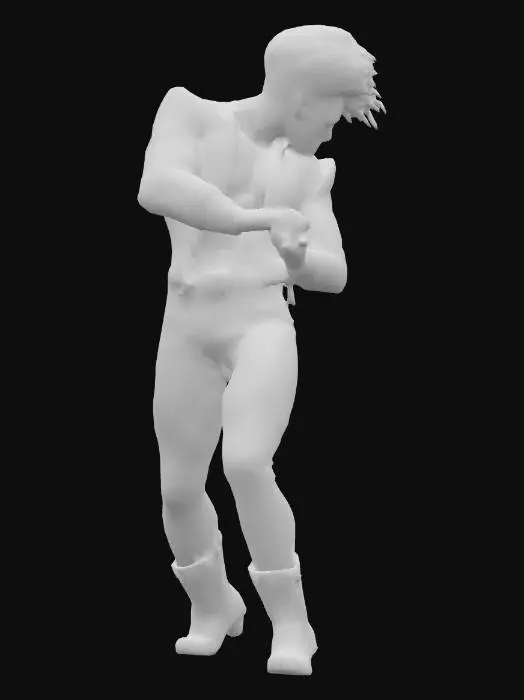3D model for Can you create a male disco dancer