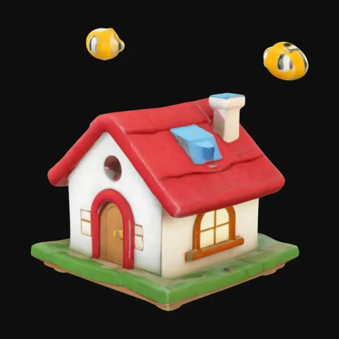 3D model for Whimsical Dream House