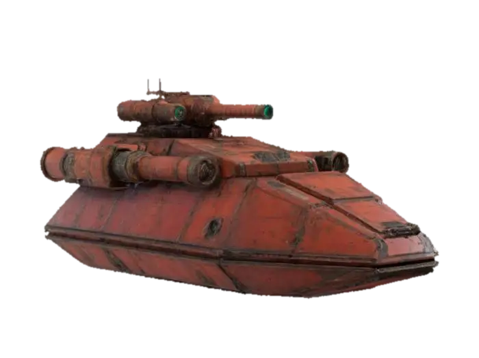 Games_Workshop USDZ: precision-engineered Space Marines sea-tank, feature… - Warhammer40k 3D model, vytvořený pomocí AI