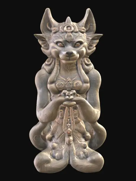 3D model for Ancient Kami Statue