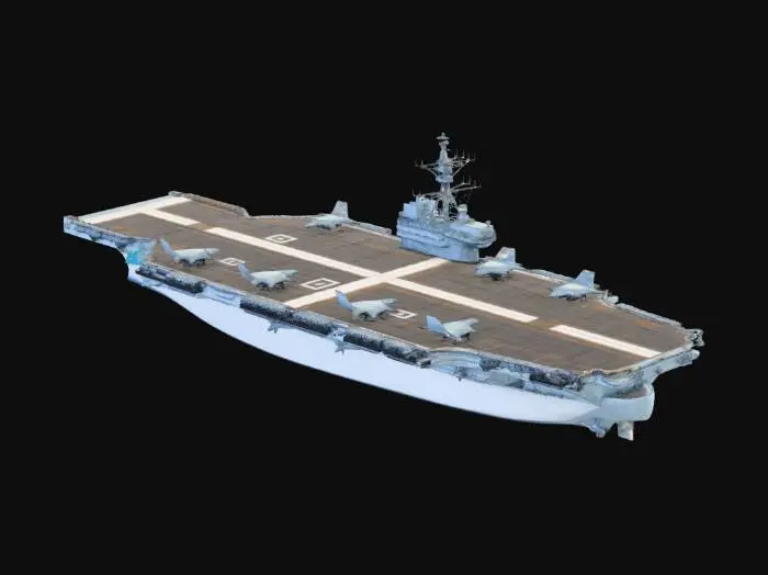 3D model for portaerei