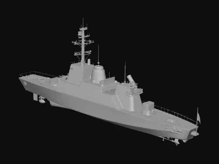 3D model for fregata da guerra piccola