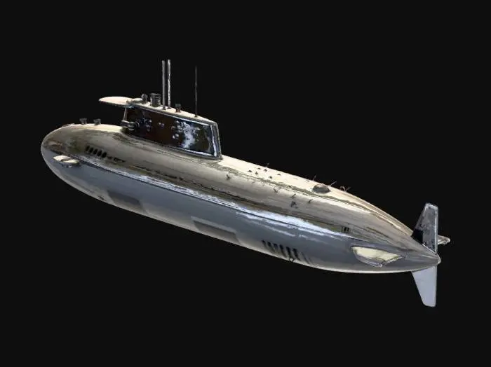 3D model for sottomarino da guerra