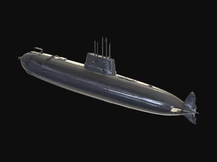 3D model for sottomarino da guerra
