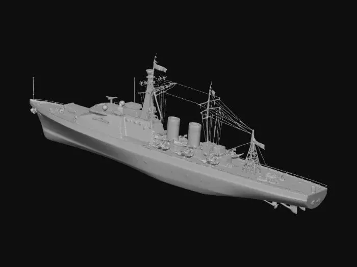 3D model for nave da guerra