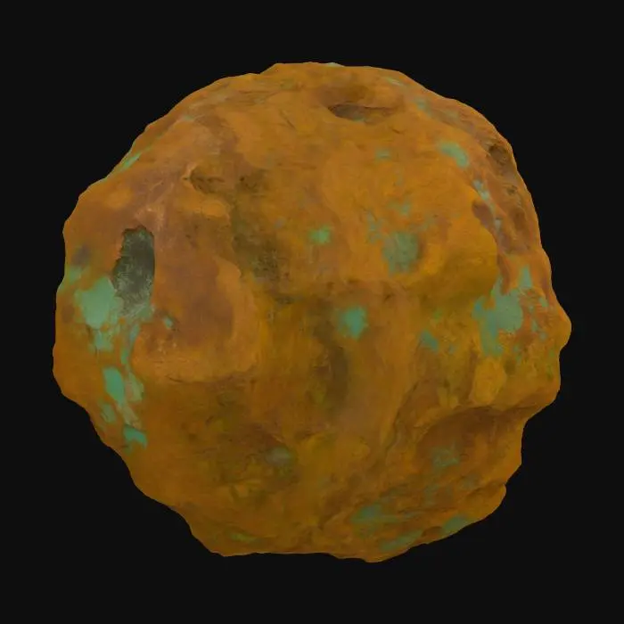 3D model for Rusty Meteorite