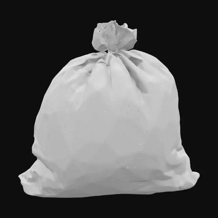 3D model for full trash bag
